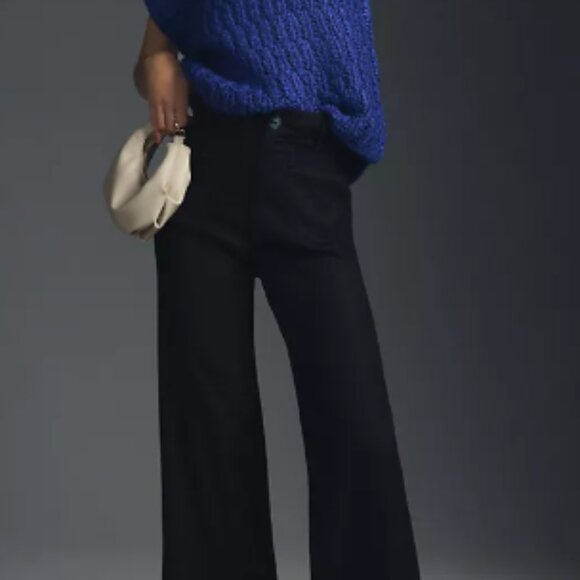 Colette Cropped Wide-Leg Pants by Maeve: Linen Edition, 25P - Picture 7 of 9